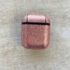TEN Dollar Boutique Accessories Metallic Pink Leather AirPod Case
