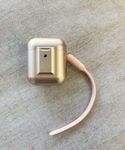 TEN Dollar Boutique Metal Champagne AirPod Case