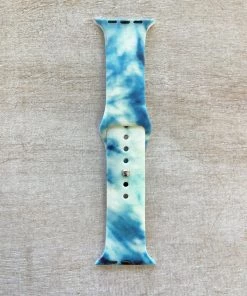 TEN Dollar Boutique Blue Tie Dye Watch Band- 42/44 Accessories