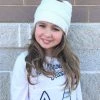 TEN Dollar Boutique Kid's C.C Classic Beanie-Ivory C.C Beanies 2 TEN Dollar Boutique Kid's C.C Classic Beanie-Ivory C.C Beanies