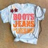 TEN Dollar Boutique Boots, Jeans & Jesus- Blue Crystal Wash