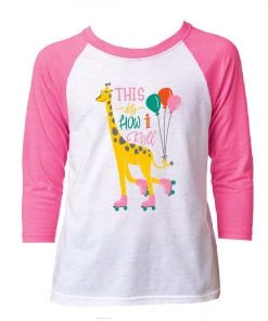 TEN Dollar Boutique Kid's Giraffe Baseball Tee