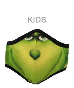 TEN Dollar Boutique Grinch Face Mask- Youth Accessories