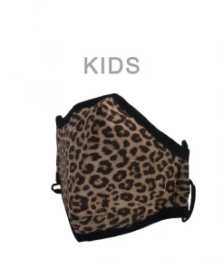 TEN Dollar Boutique Tan Cheetah Face Mask- Youth