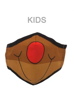 TEN Dollar Boutique Rudolph Smile Face Mask- Youth Accessories