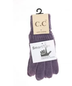 TEN Dollar Boutique Kid's C.C Gloves- Violet C.C Beanies