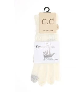 TEN Dollar Boutique Kid's C.C Gloves- Ivory C.C Beanies