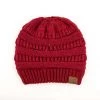 TEN Dollar Boutique Accessories Burgundy Sequin Messy Bun Beanie 2 TEN Dollar Boutique Accessories Burgundy Sequin Messy Bun Beanie
