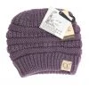 TEN Dollar Boutique C.C Beanies Kid's C.C Messy Bun-Violet