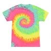 TEN Dollar Boutique Tie Dye Short Sleeve - Minty Rainbow Short Sleeves S-3X