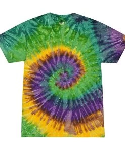 TEN Dollar Boutique Tie Dye Short Sleeve - Mardi Gras