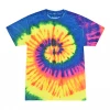 TEN Dollar Boutique Tie Dye Short Sleeve - Neon Rainbow Short Sleeves S-3X