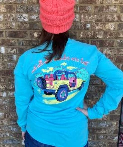 TEN Dollar Boutique Not All Who Wander - Pool Long Sleeves S-3X