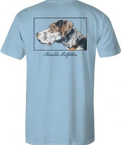 TEN Dollar Boutique Pointer Face- Light Blue Short Sleeves S-3X