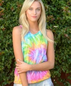 TEN Dollar Boutique Tie Dye- Tank- Saturn Tie Dye Tees