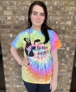 TEN Dollar Boutique Not Today Heifer- Eternity Tie Dye Short Sleeves S-3X