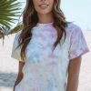TEN Dollar Boutique Short Sleeves S-3X Tie Dye Short Sleeve - Snow Cone