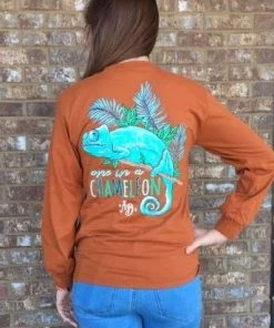 TEN Dollar Boutique Chameleon - Long Sleeve - Texas Orange Smalls Only Long Sleeves S-3X
