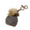 TEN Dollar Boutique C.C Beanie Keychain- Speckled Grey
