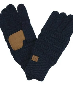 TEN Dollar Boutique Kid's C.C Gloves- Navy C.C Beanies