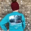 TEN Dollar Boutique Raised Up Down Home Long Sleeve- Jade Smalls Only Long Sleeves S-3X