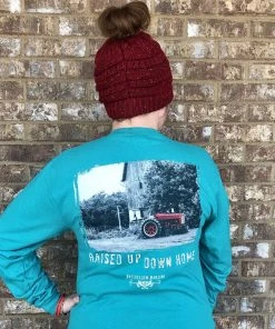 TEN Dollar Boutique Raised Up Down Home Long Sleeve- Jade Smalls Only Long Sleeves S-3X