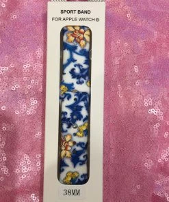 TEN Dollar Boutique Royal Blue Floral - 38MM