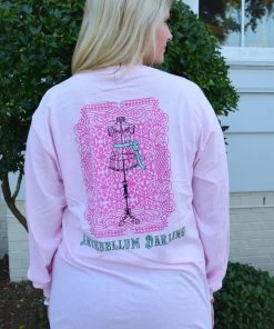 TEN Dollar Boutique $5 SALE!! Vintage Dress Form Pink Long Sleeve SIZE SMALL